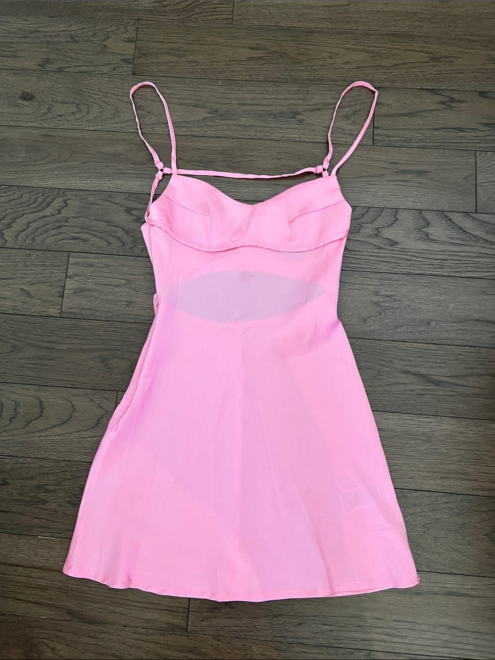 Edikted Pink Slip Dress